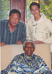 Dr Joseph Lam with Philippine President